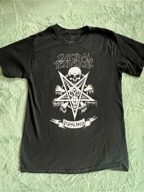SUICIDAL TENDENCIES Black Graphic Band Tee - 'Possessed'